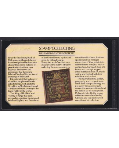 F-EX59276 ENGLAND UK MNH 1982 BOOKLED STORY STANLEY GIBBONS MACHIN DEFINITIVE.