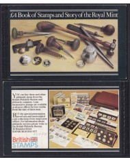 F-EX59280 ENGLAND UK MNH 1983 BOOKLED OF THE ROYAL MINT MACHIN DEFINITIVE.