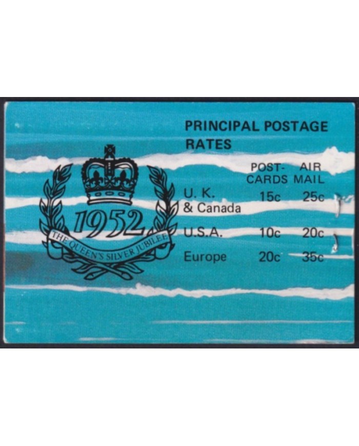 F-EX59283 TURKS & CAICOS MNH 1977 BOOKLED QUEEN ELIZABETH SILVER JUBILEE.