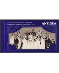 F-EX59285 ANTIGUA MNH 1977 BOOKLED QUEEN ELIZABETH SILVER JUBILEE.