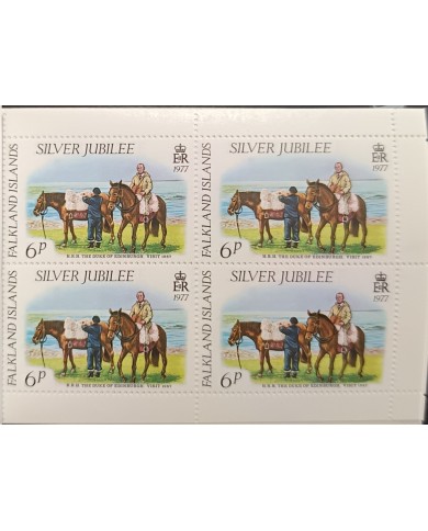 F-EX59286 FALKLAND IS MNH 1977 BOOKLED QUEEN ELIZABETH SILVER JUBILEE.