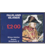F-EX59286 FALKLAND IS MNH 1977 BOOKLED QUEEN ELIZABETH SILVER JUBILEE.