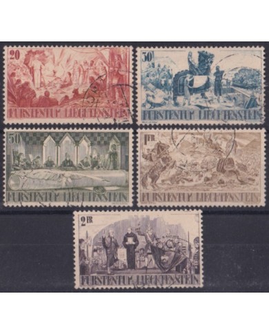 F-EX58962 LIECHTENSTEIN USED 1942 SEPARATION ANNIVERSARY. +35€.