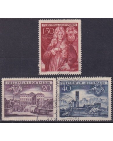 F-EX58964 LIECHTENSTEIN USED 1949 HISTORIC PLACES. +25€.
