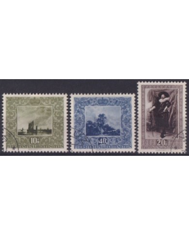F-EX58978 LIECHTENSTEIN USED 1951 FAMOUS PAINTING ART. +32€.