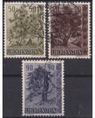 F-EX58987 LIECHTENSTEIN USED 1958 TREE LANDSCAPE BUSHES. +15€.