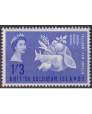 F-EX58993 SOLOMON IS MH 1963 FREEDOM OF HUNGER.
