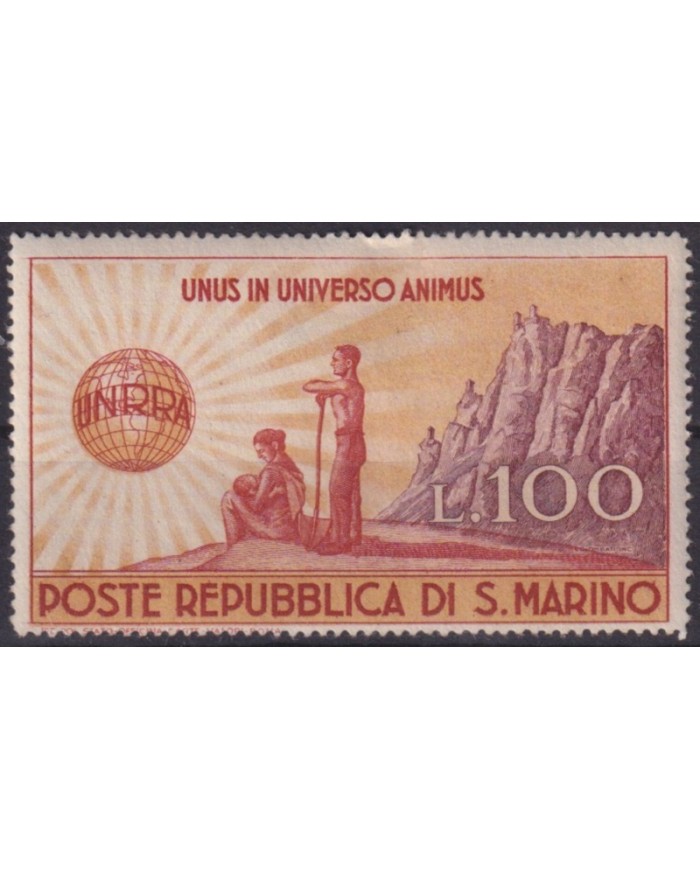 F-EX59009 SAN MARINO ORIGINAL GUM 1945 UNRRA.