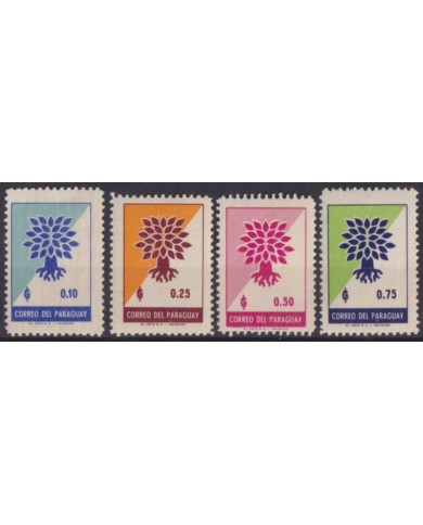 F-EX59330 PARAGUAY MNH 1961 HUMAN RIGHT DERECHOS HUMANOS.