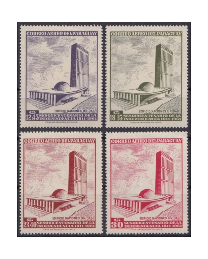 F-EX59326 PARAGUAY MLH 1962 UNITED NATIONS ARCHITECTURE.