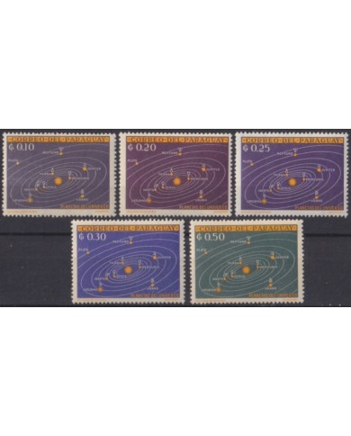 F-EX59322 PARAGUAY MNH 1962 PLANETS ASTRONAUTIC COSMOS SPACE.