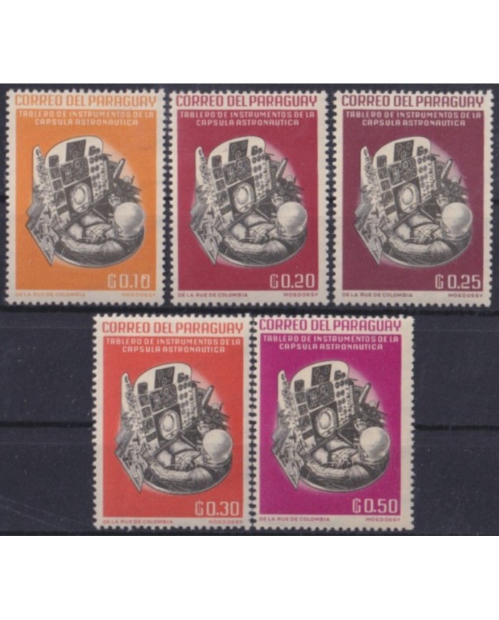 F-EX59321 PARAGUAY MNH 1963 CAPSULE OF ASTRONAUTIC COSMOS SPACE.