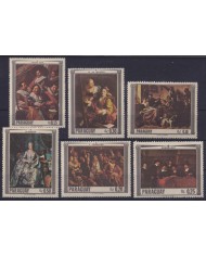F-EX59309 PARAGUAY MNH 1967 ART PAINTING RUBENS REMBRANTD JORDAENS HALS.