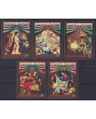 F-EX59140 GUINEA EQUATORIAL MNH 1975 CHRISTMAS NAVIDAD ART PAINTING.