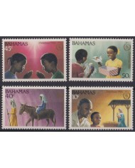 F-EX59260 BAHAMAS MNH 1986 CHRISTMAS NAVIDAD ART INTERNATIONAL YEAR OF PEACE.