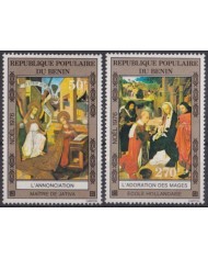 F-EX59172 BENIN MNH 1975 CHRISTMAS NAVIDAD ART PAINTING.