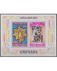 F-EX59180 GRENADA MNH 1972 CHRISTMAS NAVIDAD ART DRAWING.