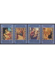 F-EX59204 GRENADA & GRENADINES MNH 1985 CHRISTMAS NAVIDAD ART PAINTING TITIAN DI FREDI.
