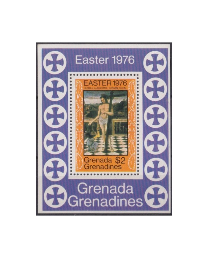F-EX59205 GRENADA & GRENADINES MNH 1976 CHRISTMAS NAVIDAD ART PAINTING BELLINI.