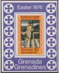 F-EX59205 GRENADA & GRENADINES MNH 1976 CHRISTMAS NAVIDAD ART PAINTING BELLINI.