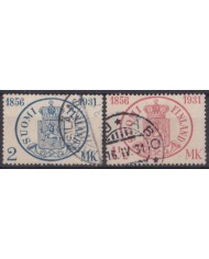 F-EX59349 FINLAND SOUMI USED 1931 75th ANNIV OF FIRST STAMPS.