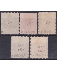 F-EX59350 FINLAND SOUMI RUSSIA OCCUPATION USED 1885 PERFORATION.12 1/2.
