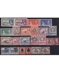 F-EX55718 KENYA UGANDA TANGANYIKA HIGHT VALUE STAMPS LOT.