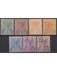 F-EX56139 ST HELENA 1890-1897 QUEEN VICTORIA STAMP LOT +120€.