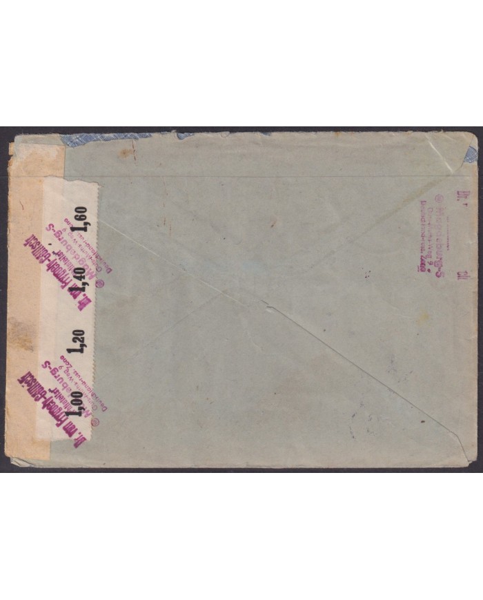 F-EX56591 GERMANY 1947 OCCUPATION ZONE REG COVER MAGDEBURG.