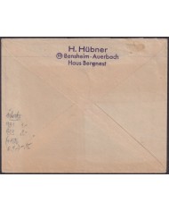 F-EX56594 GERMANY 1947 OCCUPATION ZONE SPECIAL DELIVERY COVER DARMSTADT.