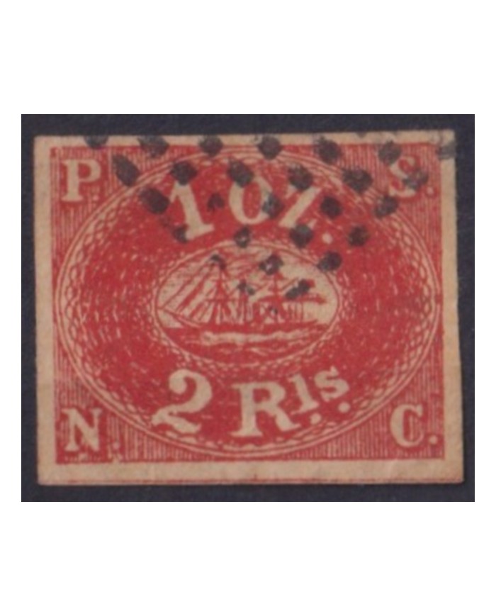 F-EX56955 PERU 1857 2rs STEAMSHIP SHIP CLASSIC STAMPS LOT WITHOT GUARANTEE.