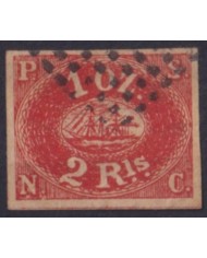 F-EX56955 PERU 1857 2rs STEAMSHIP SHIP CLASSIC STAMPS LOT WITHOT GUARANTEE.