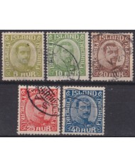F-EX59368 ICELAND ISLAND 1922 DEFINITIVE USED KING CHRISTIAN +50€.