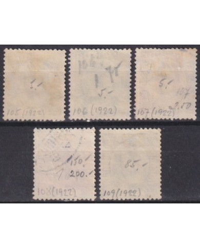 F-EX59368 ICELAND ISLAND 1922 DEFINITIVE USED KING CHRISTIAN +50€.