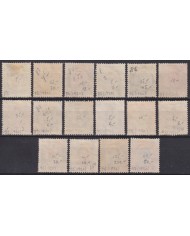 F-EX59400 ICELAND ISLAND 1920 DEFINITIVE COMPLETE SET USED KING CHRISTIAN +110€.