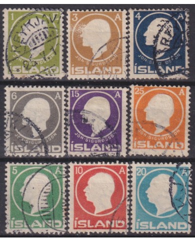 F-EX59404 ICELAND ISLAND 1911-12 DEFINITIVE USED CHRISTIAN IX +100€.