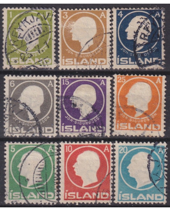 F-EX59404 ICELAND ISLAND 1911-12 DEFINITIVE USED CHRISTIAN IX +100€.