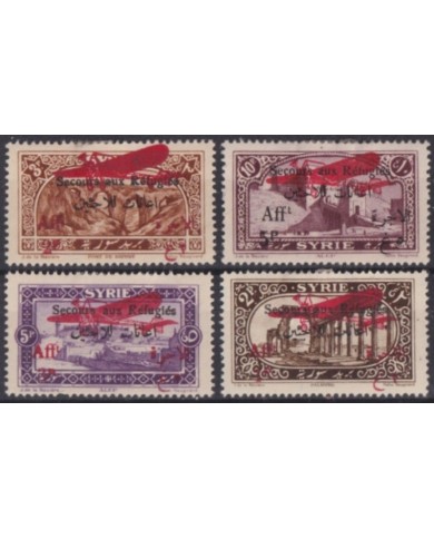 F-EX59538 FRANCE OCCUPATION SYRIA SIRIA MH 1926 AIRMAIL OVERPRINT REFUGEE.