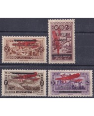 F-EX59580 LIBAN LEBANON LIBANAISE 1927 MH AIRMAIL AVION AIRPLANE OVERPRINT.