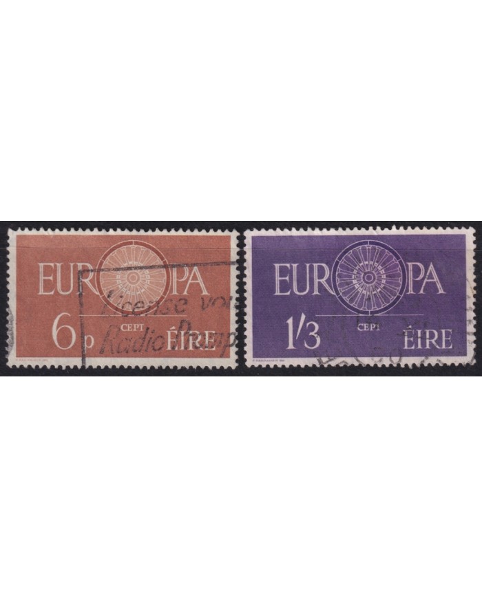 F-EX59432 IRELAND EIRE USED 1960 EUROPA CEPT. +30€.