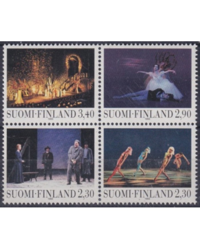 F-EX59420 FINLAND SOUMI MNH 1993 BALLET THEATRE OPERA.