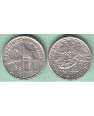 1952-MN-114 CUBA. KM 23. SILVER 10c. 2.5 gr. 1952. 50 ANIV REPUBLICA. INGENIO LA DEMAJAGUA. XF.