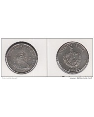 1981-MN-7 CUBA. KM 62. 1$. 1981. COPPER- NICKEL. UNC. CENTROAMERICAN GAMES. JUEGOS CENTROAMERICANOS. BOXEO. BOXING.