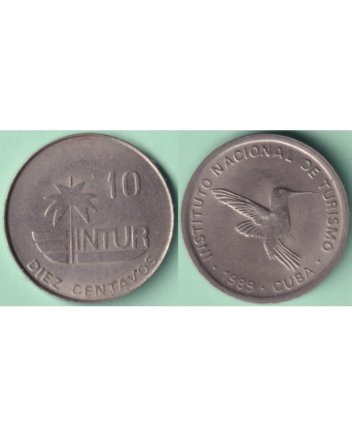 1989-MN-122 CUBA 1989 INTUR 5c CUC POLIMITA SNAIL CUPRO-NI.