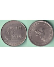 1989-MN-4 CUBA. KM 283. 1$. 1989. COPPER- NICKEL. UNC. ALEXANDRE VON HUMBOLDT. BIRD. AVES. PAJAROS.