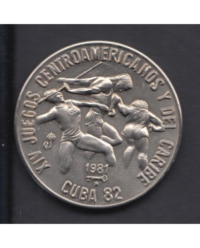 1981-MN-9 CUBA. 1981. 1$. JUEGOS CENTROAMERICANOS 1982. CENTROAMERICAN GAMES. CU-NI.