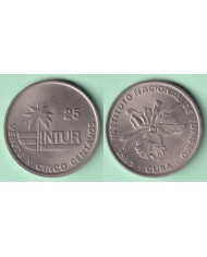 1989-MN-121 CUBA 1989 INTUR 10c cuc ZUNZUN THUNDERBIRD CUPRO-NI.