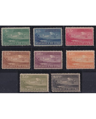 1930-108 CUBA REPUBLICA 1930 MLH AVION AIRPLANE AIRMAIL CORREO AEREO INTERNACIONAL.