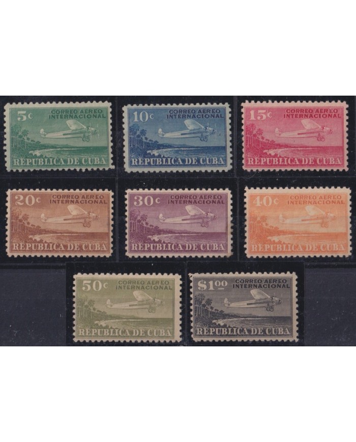 1930-108 CUBA REPUBLICA 1930 MLH AVION AIRPLANE AIRMAIL CORREO AEREO INTERNACIONAL.