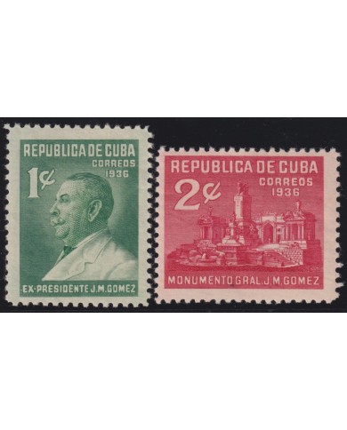 1936-440 CUBA REPUBLICA 1936 MH MONUMENTO DE JOSE MIGUEL GOMEZ.